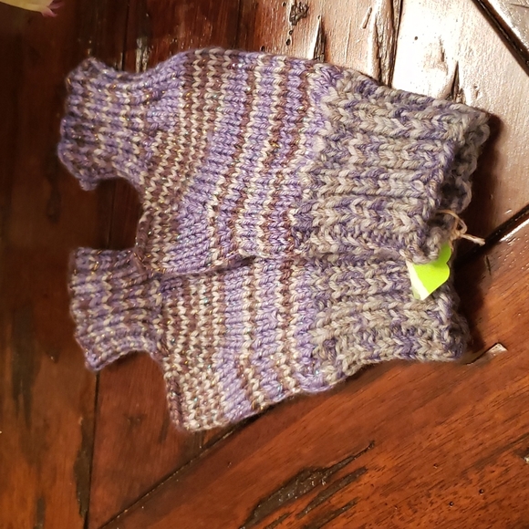 COPY - Hand made knit fingerless wrist warmer glo… - Picture 6 of 11